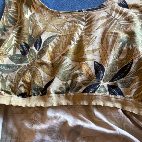 Tommy Bahama Green Floral Tank Stretchy Size XL - Picture 8 of 11